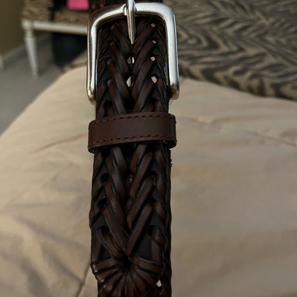 Dockers Men's Brown Weave Braided Brown belt - Picture 8 of 8
